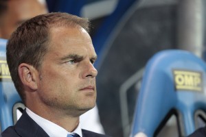 EMPOLI, ITALY - SEPTEMBER 21: Frank de Boer manager of FC Internazionale during the Serie A match between Empoli FC and FC Internazionale at Stadio Carlo Castellani on September 21, 2016 in Empoli, Italy. (Photo by Gabriele Maltinti/Getty Images)