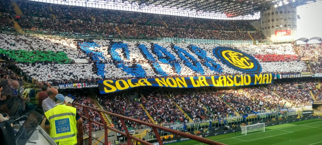 Inter-Juve coreografia