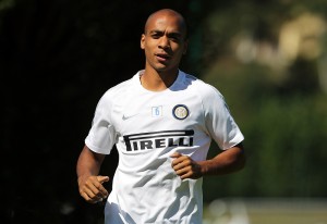 COMO, ITALY - SEPTEMBER 07: Joao Mario of FC Internazionale looks on during the FC Internazionale training session at the club's training ground "La Pinetina" on September 7, 2016 in Como, Italy. (Photo by Marco Luzzani - Inter/Inter via Getty Images)