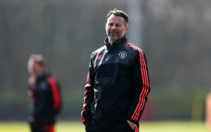  during a training session ahead of the UEFA Europa League round of 16 second leg match between Manchester United and Liverpool at Aon Training Complex on March 16, 2016 in Manchester, England.