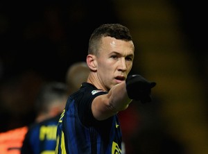 during the Serie A match between FC Internazionale and AC ChievoVerona at Stadio Giuseppe Meazza on January 14, 2017 in Milan, Italy.