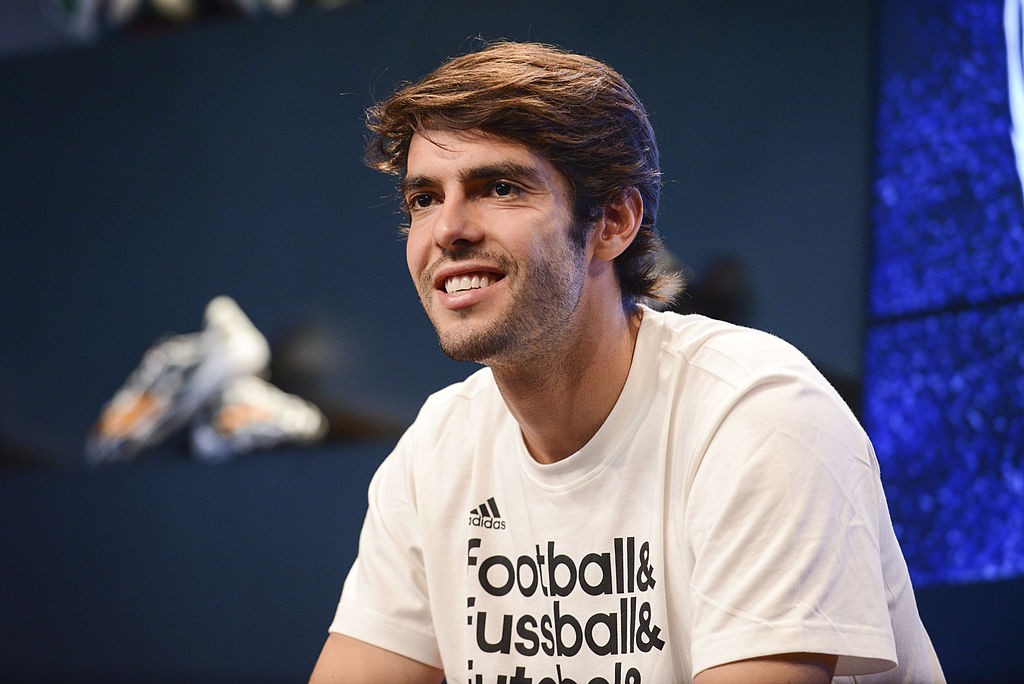 RIO DE JANEIRO, BRAZIL - JUNE 27: Kaka attends a press conference ahead of tomorrow's "The Dugout" YouTube Live TV Show on June 27, 2014 in Rio de Janeiro, Brazil. (Photo by Raphael Dias/Getty Images for Adidas)