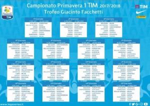 calendario primavera 2017/18