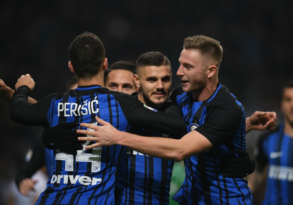 Icardi Skriniar Inter esultanza