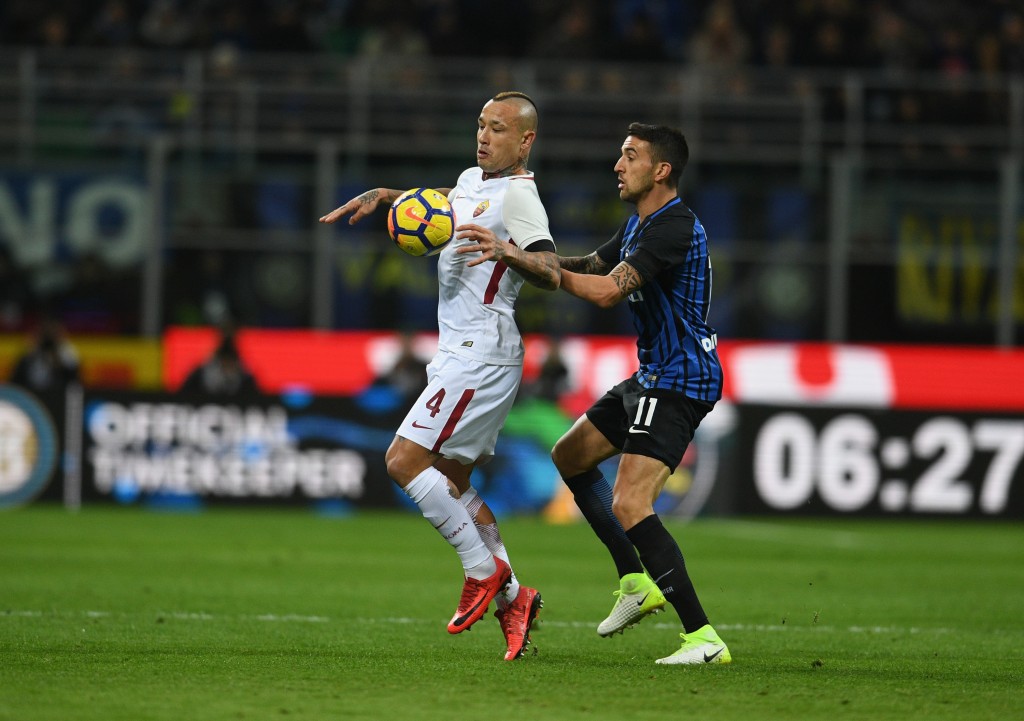 Nainggolan Vecino Inter Roma