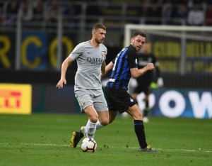 de Vrij Dzeko Inter Roma