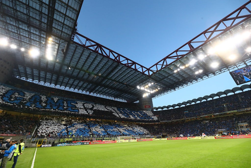 Inter Juventus coreografia Curva Nord