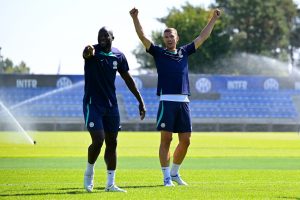 Romelu Lukaku ed Edin Dzeko