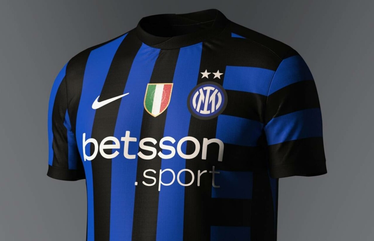 Nuova maglia Inter 2024/25 spuntano Tricolore e seconda stella